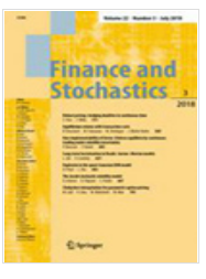 FINANCE AND STOCHASTICS