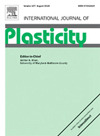 International Journal Of Plasticity封面