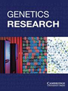 Genetics Research封面