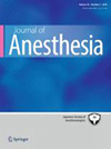 Journal Of Anesthesia封面