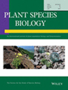 Plant Species Biology封面