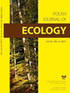 Polish Journal Of Ecology封面