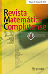 Revista Matematica Complutense封面