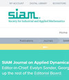 Siam Journal On Applied Dynamical Systems封面