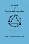 Journal Of Commutative Algebra封面