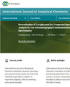 International Journal Of Analytical Chemistry封面