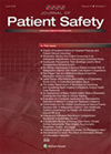 Journal Of Patient Safety封面