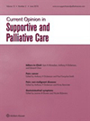 Current Opinion In Supportive And Palliative Care