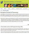 European Journal Of Taxonomy封面